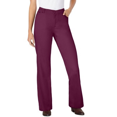 Woman Within Women's Plus Size Petite Wide-Leg Stretch Denim Jean
