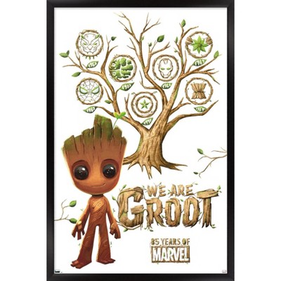 Trends International Marvel We Are Groot - Tree Framed Wall Poster Prints