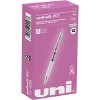 uniball 207 Pink Ribbon Gel Pens 0.7 mm Refillable Black Gel-based Ink - Pack of 12 - 2 of 3