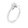GILDED 1/2, 5/8, 3/4 Carat Total Weight Lab-Grown Diamond Engagement Ring in 925 Sterling Silver, Size 7 - 2 of 4