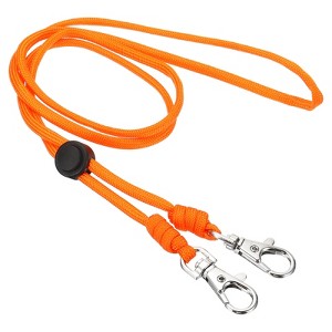 Unique Bargains Polyester Wear-resistant Lightweight ID Card Neck Lanyards with Hook - 1 of 4