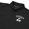University of Wisconsin-La Crosse Adult Polo Left Chest Logo, Black - 4 of 4