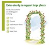 Gardener's Supply Company Titan Arch Arbor Garden Trellis | Sturdy Tall Garden Arch Plant Support for Climbing Plants, Vines and Flowers | Elegant - 4 of 4