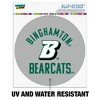 Binghamton Bearcats Automotive Car Window Locker Circle Bumper Sticker - 2 of 4