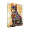 Trademark Fine Art -Oxana Ziaka 'Sun Cat' Canvas Art - 4 of 4