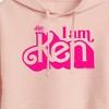 Women's - Barbie - I Am Ken Cropped Graphic Hoodie - 2 of 3