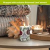 Briarwood Lane Christmas Flameless Candle 6x3 Patterned Ornaments Flameless Candle with Timer for Christmas - 4 of 4