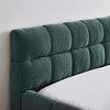 Lyngins Modern Queen Size Bed Frame with Headboard & Solid Frame, Grounded Upholstered Platform Bed Frame– Thick Chenille Fabric, No Box Spring Needed - 3 of 4