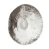 Stainless Steel Plate Wall Decor with Hammered Design Silver - Olivia & May: Luxury Indoor Vertical Sculpture - 4 of 4