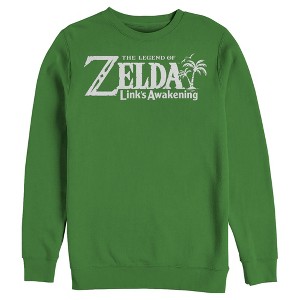 Men's Nintendo Legend of Zelda Link's Awakening Classic Logo Sweatshirt - 1 of 3
