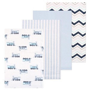 Little Treasure Luvable Friends Flannel Receiving Blankets 4pk - 1 of 1