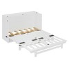 TIRAMISUBEST Full/Queen Size Murphy Bed Wall Bed with a Large Drawer, USB Ports and Outlets, Space Saving Foldable Murphy Cabinet Bed - 4 of 4