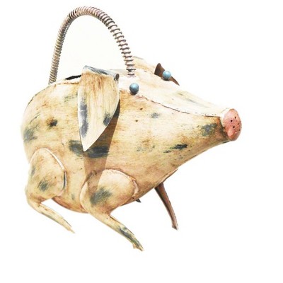 D-Art Collection Iron Pig Watering Can