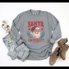 Simply Sage Market Vintage Santa University Garment Dyed Long Sleeve - 2XL - Grey - 3 of 4