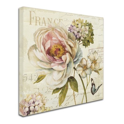 Trademark Fine Art -Lisa Audit 'Marche de Fleurs III' Matted Framed Art