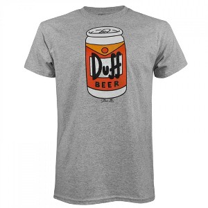 Mens The Simpsons Duff Beer Can T-Shirt - 1 of 3