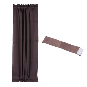 Unique Bargains Blackout Half Curtain with Adjustable Tie Back - 1 of 4