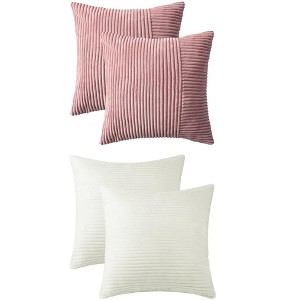 REGALWOVEN 4 Pcs Modern Couch Sofa Home Pillow Covers 18" x 18" - 1 of 4