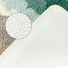Unique Bargains Bathroom Soft Tub Shower Wavy Stripes Non-Slip Absorbent Bath Mat 1 Pc - 4 of 4