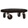 VidaXL Plant Trolley with Wheels Diameter 15.7 in. Black 606.3 lb - 2 of 4