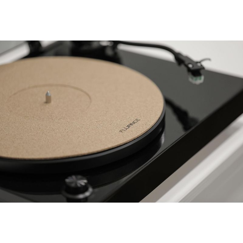 Fluance Turntable Cork Platter Mat - Audiophile Grade Improves Sound & Performance for Vinyl Record Players (TA21), 3 of 4