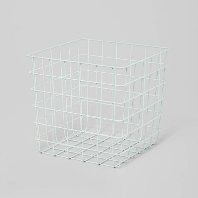 Decorative Wire Basket Square Green - Brightroom™