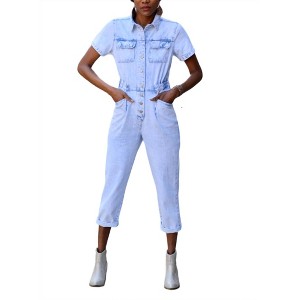 Women's One Up Romper - SKIES ARE BLUE - 1 of 4