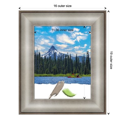 Imperial Silver 11x14 Polystyrene Wall Picture Frame