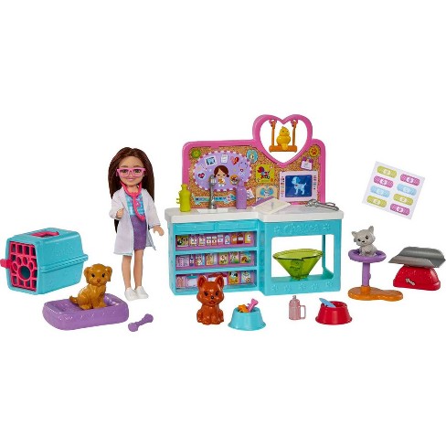 Barbie Chelsea Can Be Toy Store Playset with Small Blonde Doll, Shop  Furniture & 15 Accessories