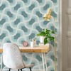Nicole Miller Retro Geo Spa Peel & Stick Wallpaper - 2 of 4