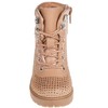 bebe Toddler Girl's Short Lace-up Ankle Combat Boots with Quilted Collar and Heatseal Rhinestones - 4 of 4