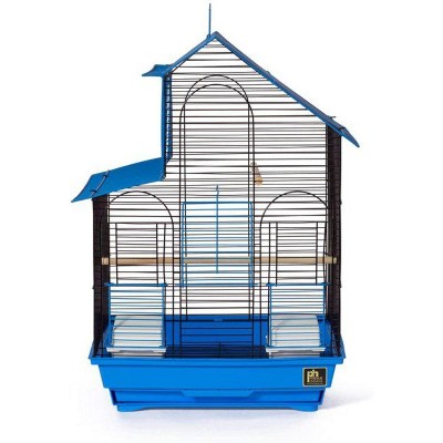 Prevue Pet Single Pk 41614 House Style Keet Cage- Blue/Black - SP41614-1