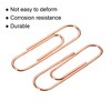Unique Bargains Small Metal Prevent Tearing Pages Home Office Paper Clip - 4 of 4