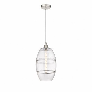 Vaz - 1 Light Cord Hung Mini Pendant In Industrial Style-18.5 Inches Tall and 10 Inches Wide - 1 of 1
