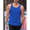 Men's 3 Pack Sleeveless Tank Tops Workout Shirt Quick Dry T-Shirts Casual Vest - 2 of 4