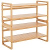 Vallis Shoe Rack - Natural - Safavieh - 3 of 4