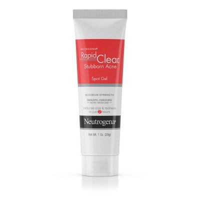 Neutrogena Rapid Clear Stubborn Acne Spot Treatment Gel with Maximum Strength for Acne Prone Skin - 1 oz