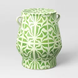 Ceramic Garden Stool - Green - Opalhouse™ designed with Jungalow™