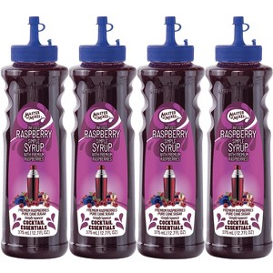 Master of Mixes Cocktail Essentials Raspberry Syrup - 375ml Bottle (12.7 Fl Oz) - Mixer Perfect for Bartenders and Mixologists - 1 of 4