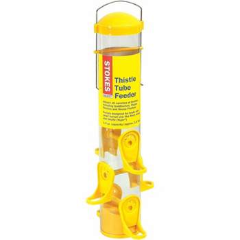 Stokes Select Yellow Thistle Tube Feeder Assortment Bird Feeder - 15"