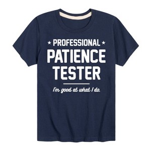 Boys' - Instant Message - Professional Patience Tester Short Sleeve Graphic T-Shirt - 1 of 4