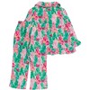 RuffleButts Toddler Girls Holiday Ruffle Flare Pajama Set - 2 of 4