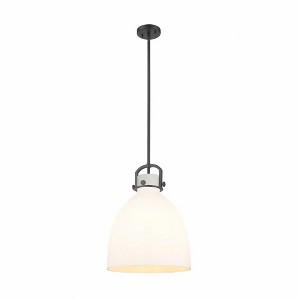 Newton Bell - 1 Light Stem Hung Pendant In Industrial Style-20.25 Inches Tall and 14 Inches Wide - 1 of 1