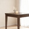 Wood Counter Height Dining Table, Antique Brown, 35"D x 59.1"W x 36.5"H - 3 of 4