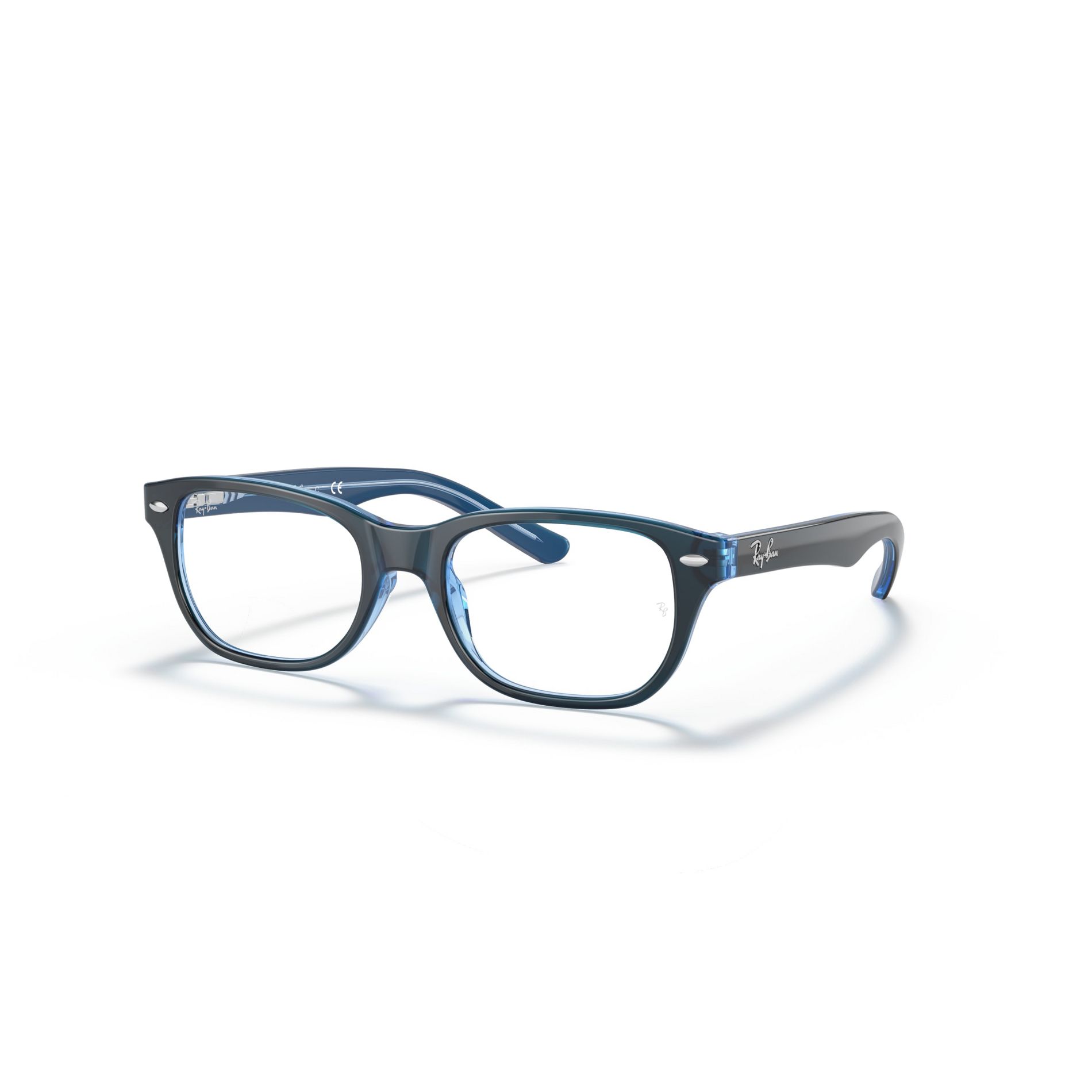 Ray-Ban RB1555 46mm Child Square Eyeglasses - prescription-ready