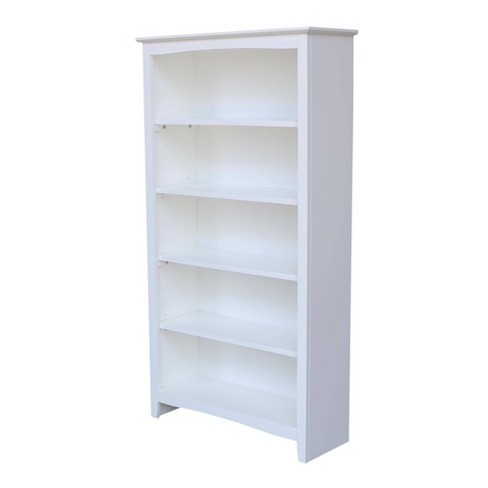 Tall Bookcase in White, 60