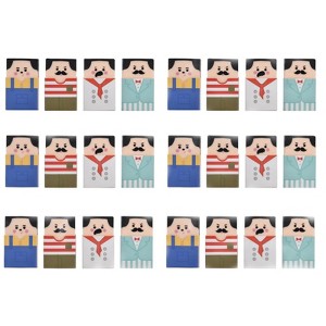 HTUTWOO Bald Guy Erasers - Stylish Gradual Balding Erasers, Easy to Use for Office & School,for Students - 1 of 4