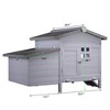 ORRD Outdoor Wooden Chicken Coop, Weatherproof with Asphalt Roof, Pull-Out Tray, Nesting Box & Multiple Secure Doors - 4 of 4