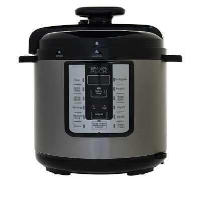 Wolfgang Puck 264 Ounces Programmable Pressure Cooker Black Refurbished