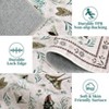 Washable Insect Runner Rug for Bedroom Kitchen Non Slip Rugs Whimsical Fantasy Boho Indoor Ultra Soft Rugs - 3 of 4